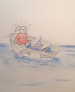 Stresshåndtering - 3 huller i båden